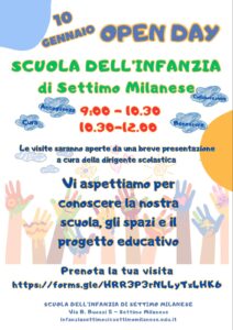 locandina open day settimo