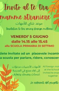 Invito al tè tra mamme straniere